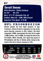 2008 Topps Rookie Progression Terrell Owens #87