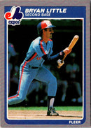 1985 Fleer Bryan Little
