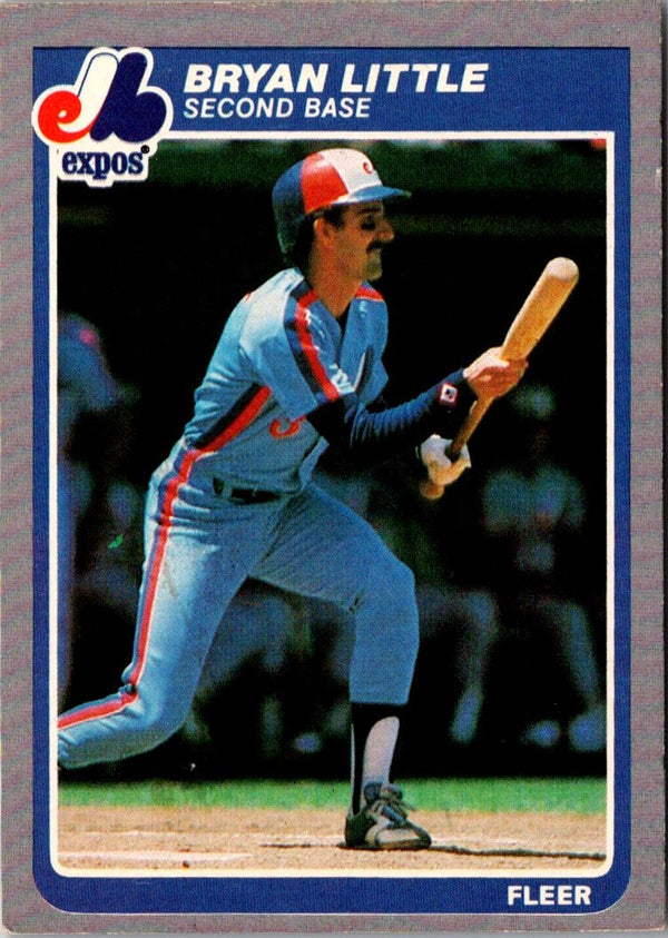 1985 Fleer Bryan Little #402