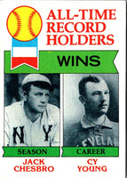 1979 Topps All-Time Victory Records - Jack Chesbro/Cy Young #416