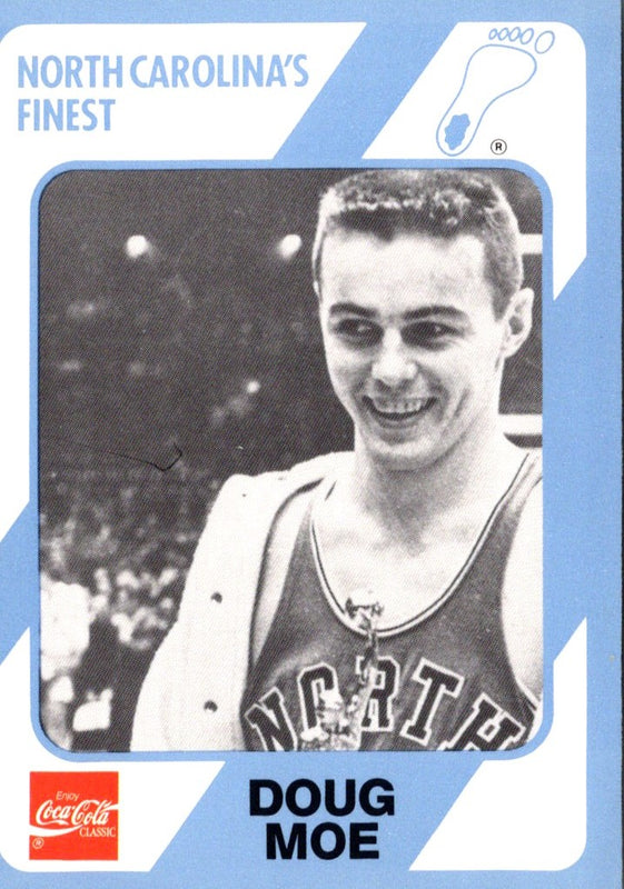 1989 Collegiate Collection North Carolina's Finest Doug Moe #74