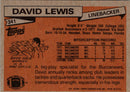 1981 Topps David Lewis