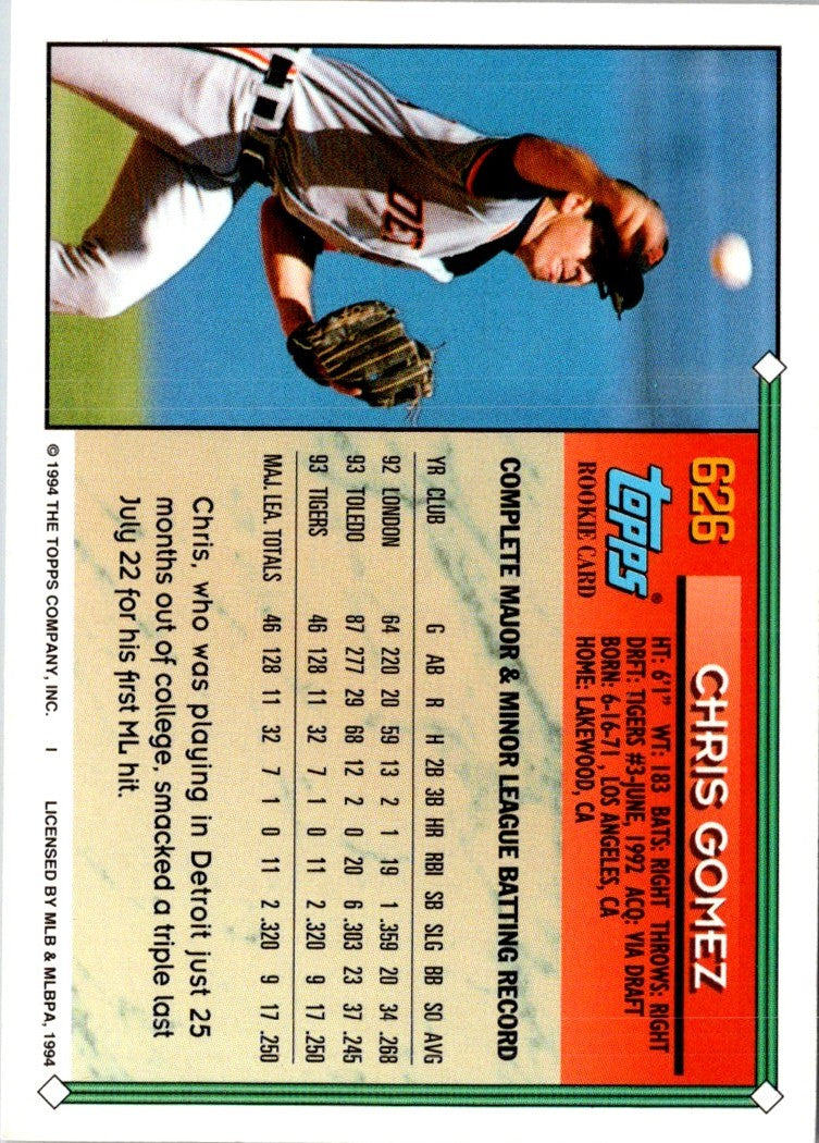 1994 Topps Chris Gomez