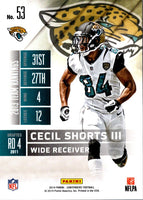 2014 Panini Contenders Cecil Shorts III #53