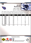 2007 Upper Deck Keith Bulluck