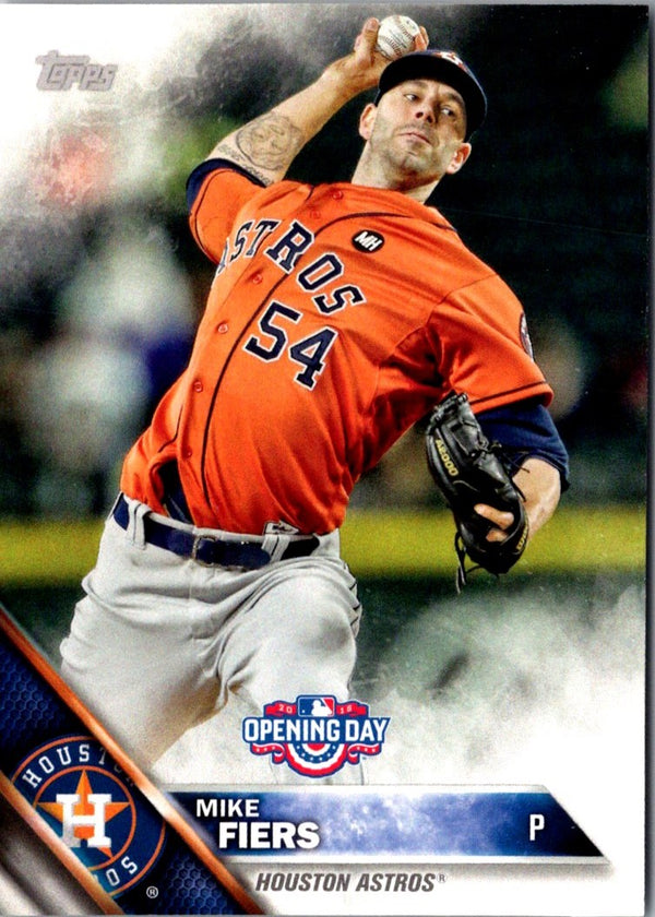 2016 Topps Mini Mike Fiers #627