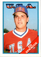 1988 Topps Traded Ed Sprague #113T
