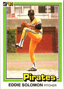 1981 Donruss Eddie Solomon