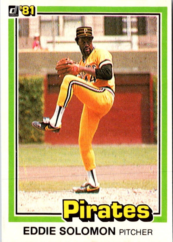 1981 Donruss Eddie Solomon #16