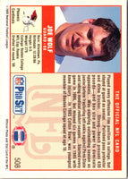 1989 Pro Set Joe Wolf #508 Rookie