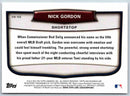 2014 Bowman Nick Gordon