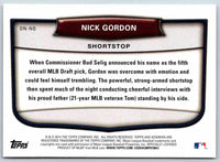 2014 Bowman Nick Gordon #DD-NG