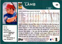 2001 Topps Mike Lamb #91