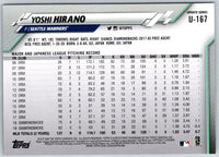 2020 Topps Update Yoshi Hirano #U-167