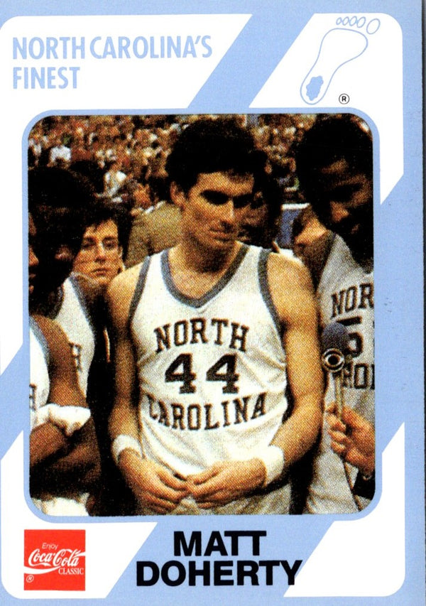 1989 Collegiate Collection North Carolina's Finest Matt Doherty #62