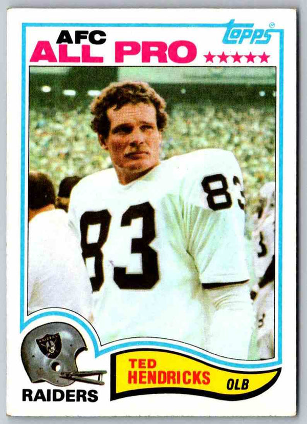 1982 Topps Ted Hendricks #190