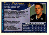 1997 Bowman CHL Todd Norman #28