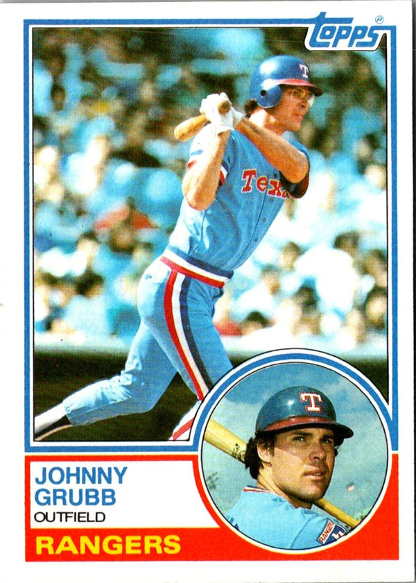 1983 Topps Johnny Grubb #724 EX