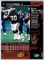 1996 Upper Deck Natrone Means #47