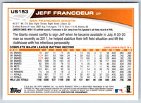 2013 Topps Update Jeff Francoeur #US153