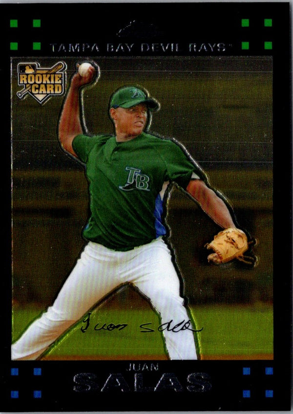 2007 Topps Chrome Juan Salas #313 Rookie