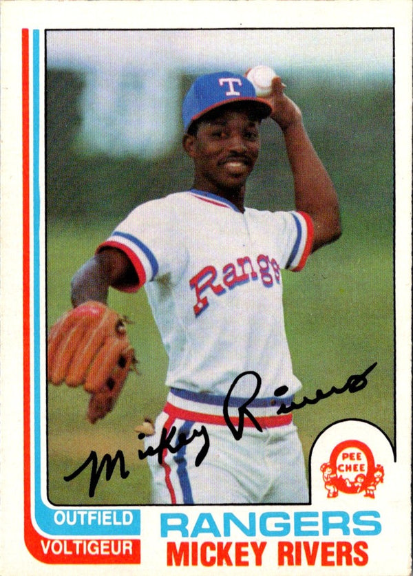 1982 O-Pee-Chee Mickey Rivers #356