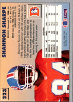 1993 Fleer Shannon Sharpe #223