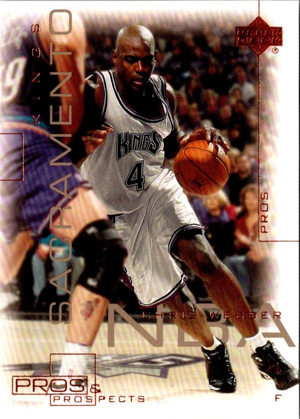 2000 Upper Deck Pros & Prospects Chris Webber #70