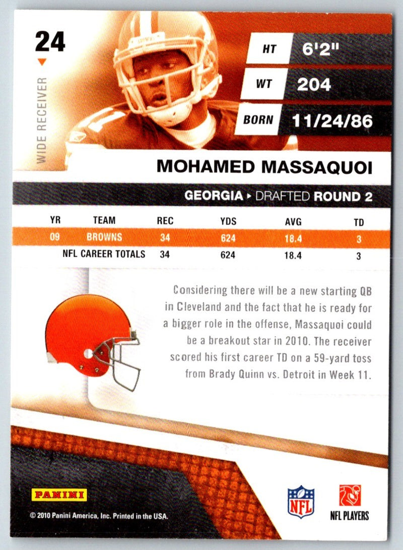 2010 Panini Absolute Memorabilia Mohamed Massaquoi