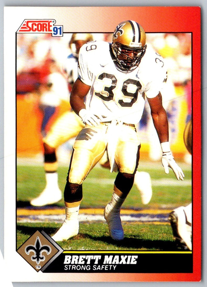 1991 Score Brett Maxie