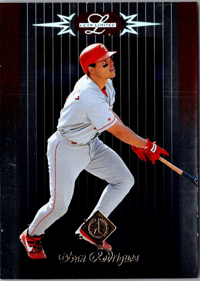 1996 Leaf Limited Gold Ivan Rodriguez