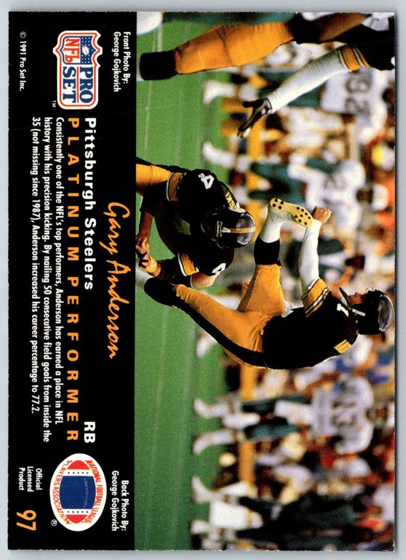 1991 Pro Set Platinum Gary Anderson