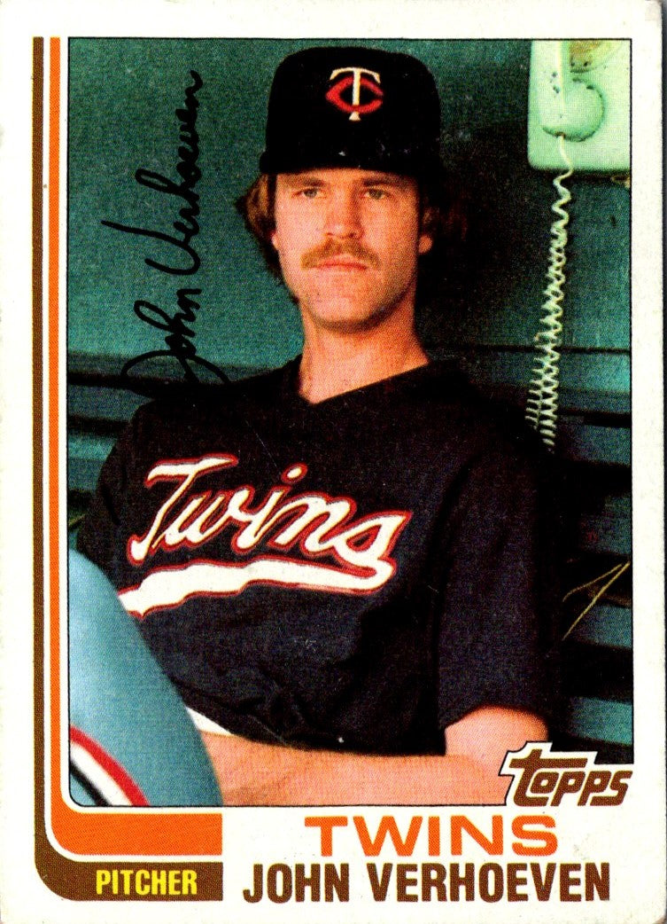 1982 Topps John Verhoeven