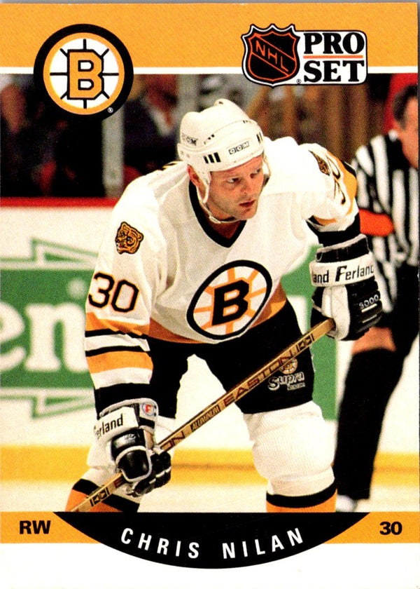 1990 Pro Set Chris Nilan #409
