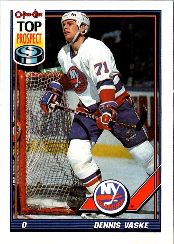 1991 O-Pee-Chee Dennis Vaske #230 Rookie