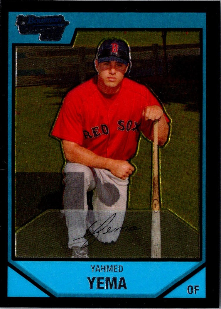 2007 Bowman Chrome Prospects Yahmed Yema