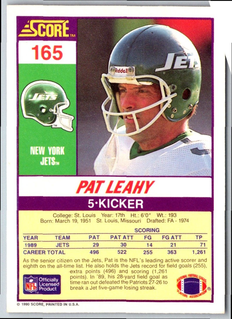 1990 Score Pat Leahy