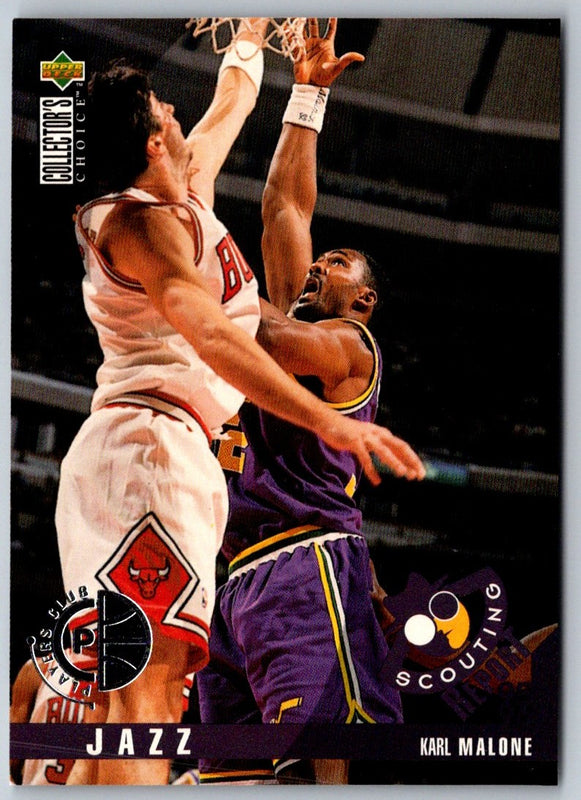 1995 Collector's Choice Player's Club Karl Malone #347