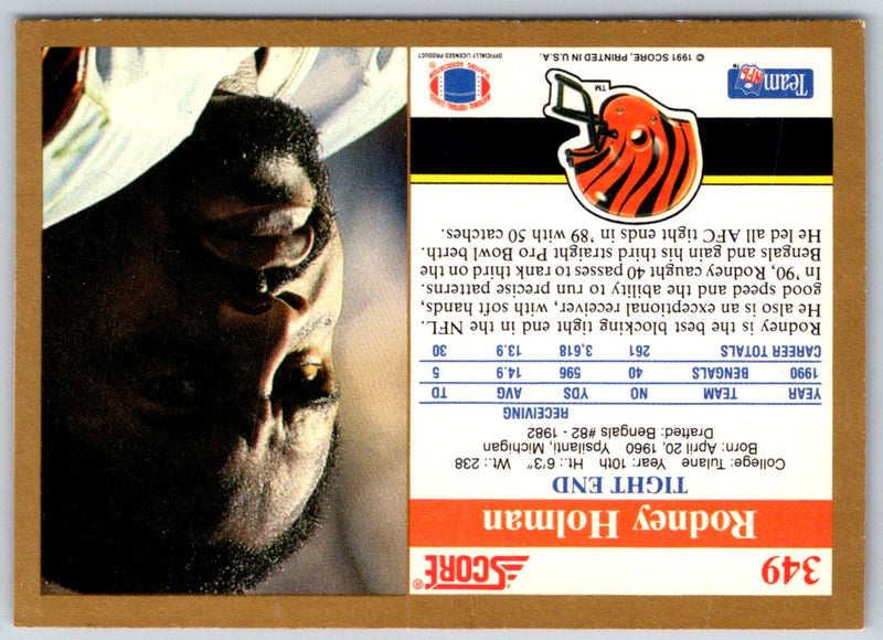 1991 Score Rodney Holman