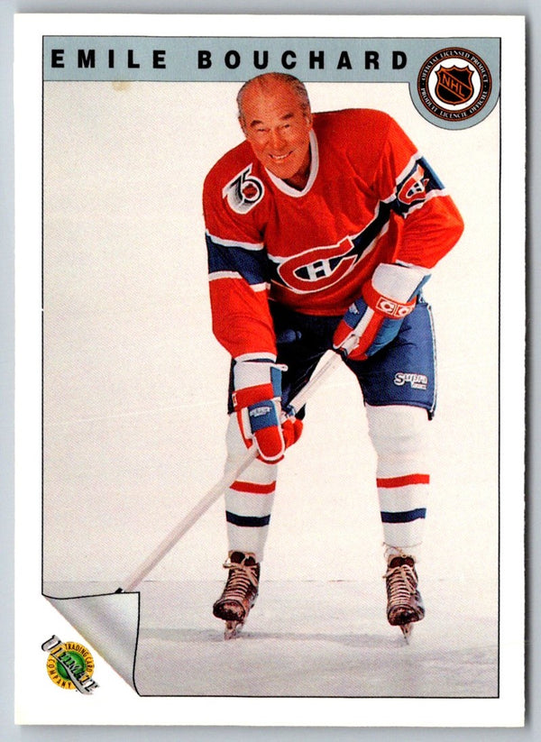 1991 Ultimate Original 6 Emile Bouchard #8