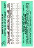 1984 Donruss Bruce Hurst #213