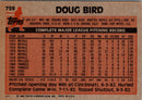 1983 Topps Doug Bird
