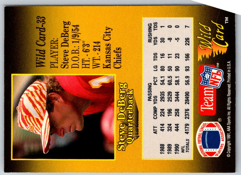 1991 Wild Card Steve DeBerg