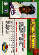 1993 Stadium Club Texas Rangers Donald Harris