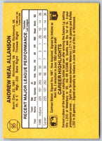 1987 Donruss Andy Allanson #102 Rookie