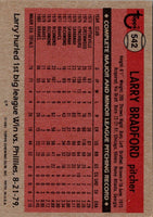 1981 Topps Larry Bradford #542