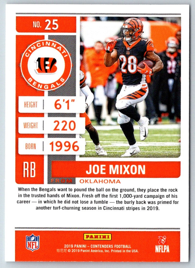 2018 Panini Joe Mixon