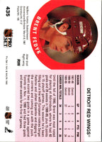 1990 Pro Set Brent Fedyk #435 Rookie