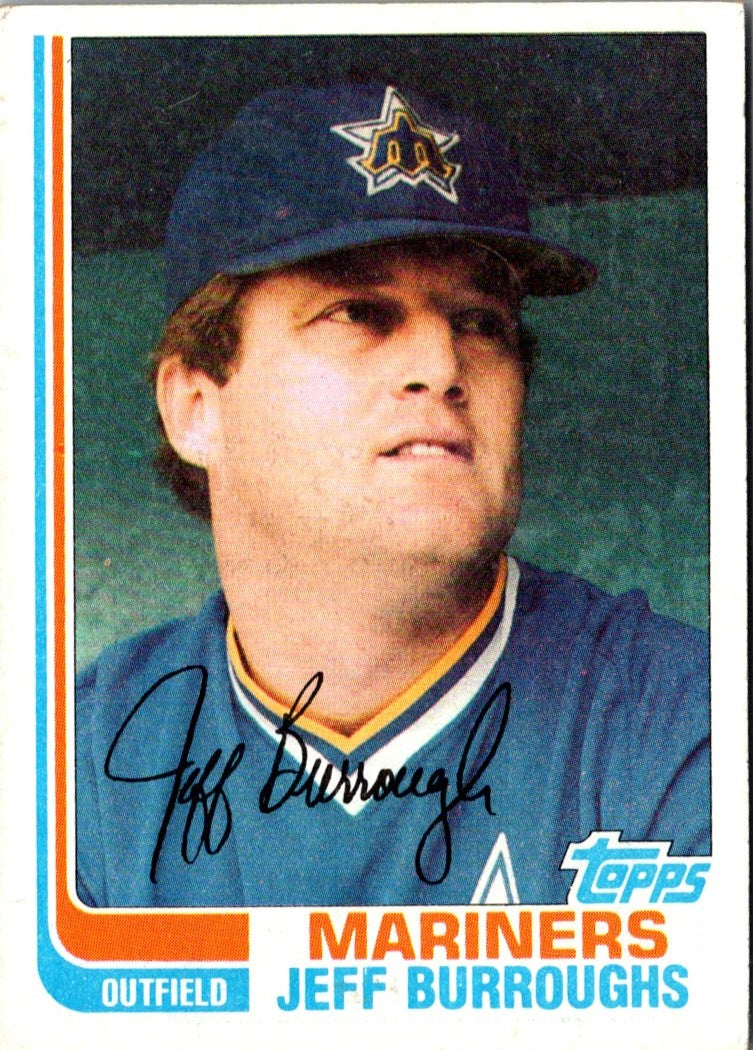 1982 Topps Jeff Burroughs