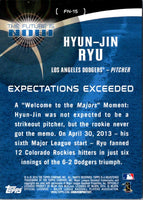 2014 Topps The Future is Now Hyun-Jin Ryu #FN-15